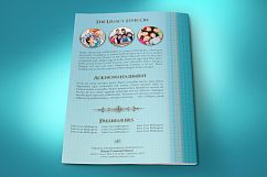 Oceanic Funeral Program Small Template – 4 Pages Product Image 4