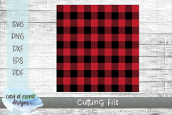 Buffalo Plaid SVG Cutting File - Christmas SVG Product Image 1