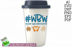 Wiggle Butt Wednesday WBW SVG Product Image 4