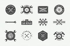 Mechanic and Car Repair Emblems Bundle Product Image 8