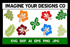 Hibiscus Flower SVG Cut File Bundle Product Image 4