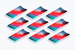 iPhone XS Clay 20 Mockups Scenes 5K - PSD Product Image 5