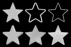 Embossed Silver Stars Product Image 4