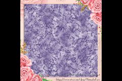 16 Ultra Violet Glitter Marble Texture Digital Papers Product Image 2