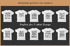 Bedroom Quotes Tshirt Design SVG Bundle Product Image 1