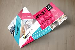 Business Agency Square Trifold Brochure Product Image 2