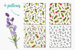 Vector set of kitchen utensils and food. Product Image 3