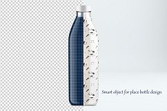 Milk bottle mockup. Product place. Product Image 3