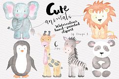 Cute Animals Watercolor Set Product Image 1
