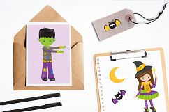 Halloween Kids graphics and illustrations Product Image 4