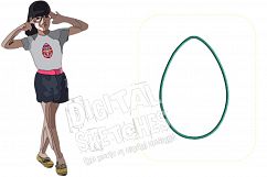 Easter Egg Applique Design Machine Embroidery 4 Sizes Product Image 1
