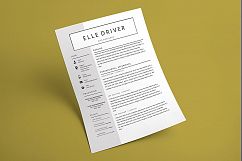 Simple Elegant MS Word Resume Template Product Image 4
