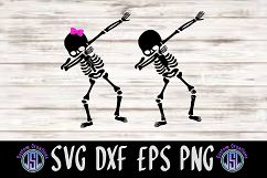 Dabbing Skeleton | Set of 2 Bundle | SVG DXF EPS PNG File Product Image 1