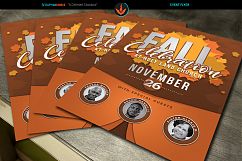 Fall Celebration Church Flyer Photoshop Template Product Image 2