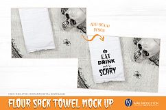 Halloween Mock up - Flour Sack Towel, High-res jpeg Product Image 2