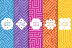 Striped seamless geometric patterns Product Image 1