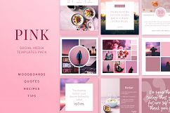 PINK | Social Media Templates Pack Product Image 1