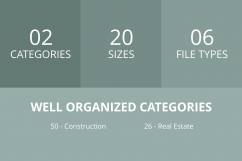 76 Construction Filled Round Corner Icons Product Image 3