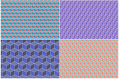 10 Isometric 3D Cubes Backgrounds Product Image 2