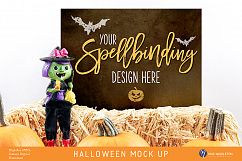 Halloween mock up, witch styled stock, 2 options Hi-res JPG Product Image 2