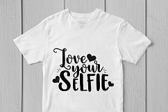 Love Your Selfie - Graduation SVG EPS DXF PNG Cutting Files Product Image 2