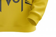 Men&#039;s Hoodie Front View HQ Mockup Product Image 4