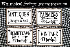 Antique Sign Collection SVG Product Image 1