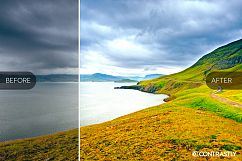 Vibrant Landscape Photoshop Actions Product Image 2