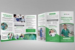 Medical Healthcare Trifold Brochure v2 Product Image 6