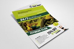 Body Fitness Club Flyer Template Product Image 2