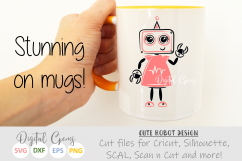 Girl Robot SVG / EPS / DXF Files Product Image 3