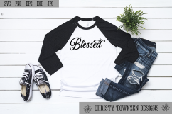 Blessed SVG Christian Design Product Image 1