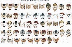 Watercolor Cats.Animal creator Product Image 9