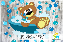 Bath Time SVG, EPS and PNG Product Image 1