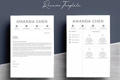 Clean Professional Resume Template Word Product Image 7