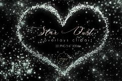 Star Dust Clipart - Glitter Borders Product Image 1