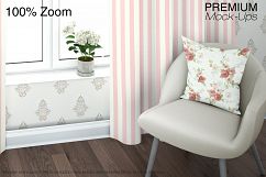 Curtains &amp; Pillow Mockup Pack Product Image 3