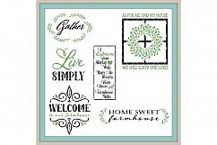 Farmhouse Style Big Bundle LLBB002 Cut files in SVG DXF EPS AI JPG PNG Product Image 2