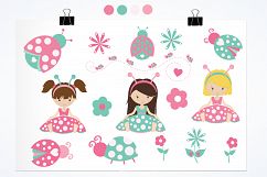 Little Lady Bugs graphics and illustrations Product Image 2