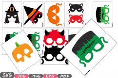 Halloween Monsters props kids masks bundle svg 6p Product Image 6