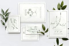 Natural Floral Wedding Invitation Suite Product Image 1