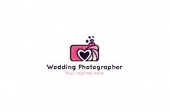 Wedding Photographer - Creative Abstract Stock Logo Template for Photo Studio Product Image 1