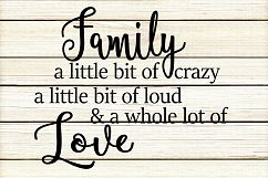 Family quote svg cutting files,love quote svg cutting file Product Image 4