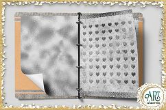 Luxury Silver Glitter Seamless Digital Papers,Border,Overlay Product Image 10