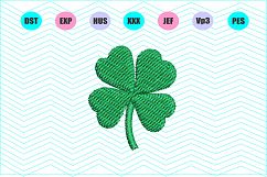 Mini Shamrock Machine Embroidery Design-INSTANT DOWNLOAD Product Image 1