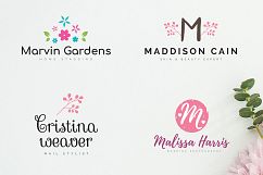 70 Elegant Floral Logo Bundle Product Image 2