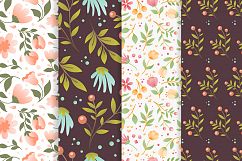 Meadow - 50 vector seamless patterns Product Image 5