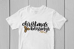 Christmas Blessings - Christmas SVG EPS DXF PNG Cutting File Product Image 3