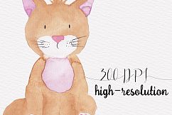 Cats and Dogs Watercolor Clipart Product Image 2