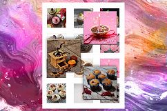 Cupcakes, Muffins, Sweet Cookies, Printable, 2x2 Inch Product Image 1
